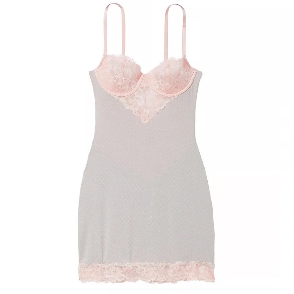 open lace back dress Liliya Lace Maxi Dress Pink main image 0